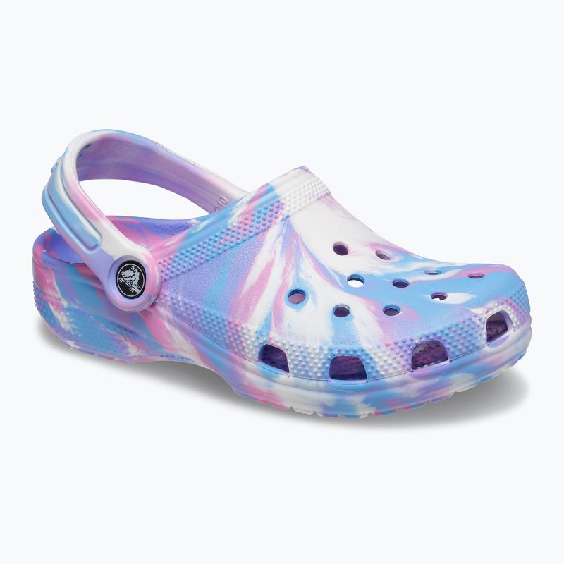 Crocs Classic Marbled Clog K vaikiškos šlepetės, spalva 207464-102 11