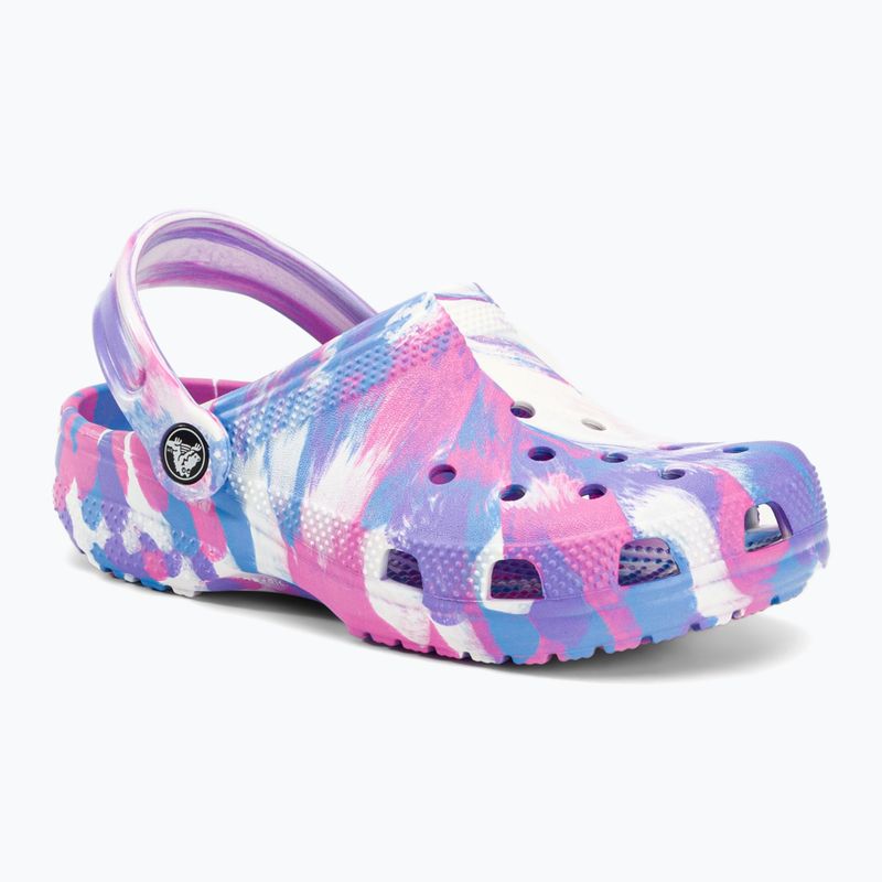 Crocs Classic Marbled Clog K vaikiškos šlepetės, spalva 207464-102 2