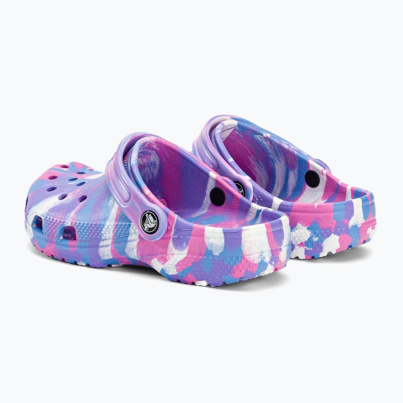 Crocs Classic Marbled Clog K vaikiškos šlepetės, spalva 207464-102 4