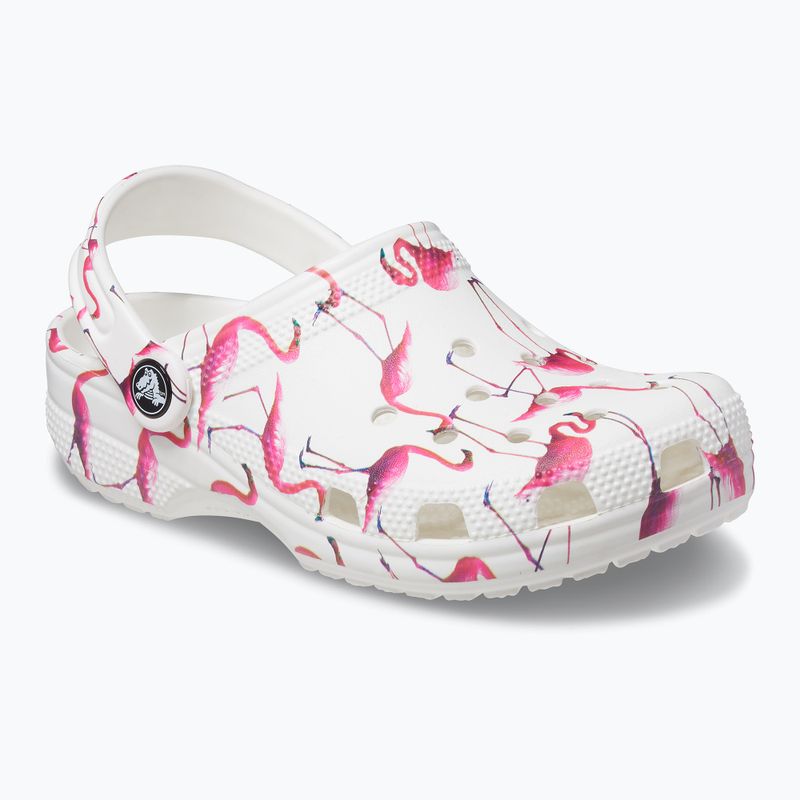 Vaikiškos Crocs Classic Pool Party Clog K white 207826-1CW šlepetės 11