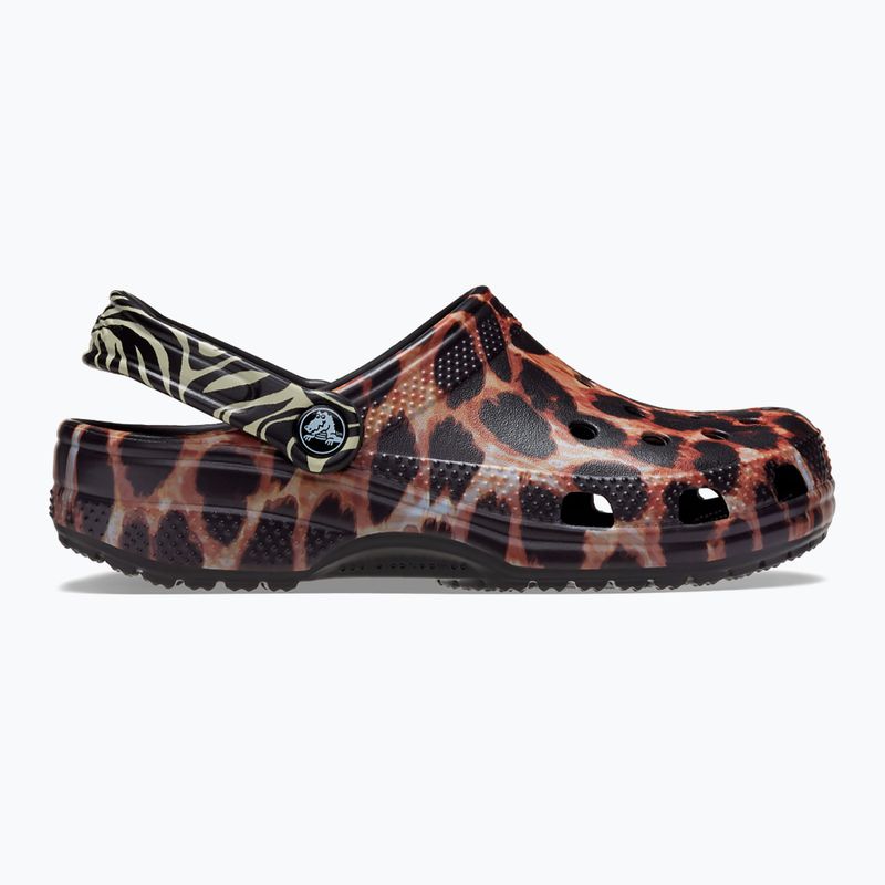 Šlepetės Crocs Classic Animal Remix black/multi animal 10