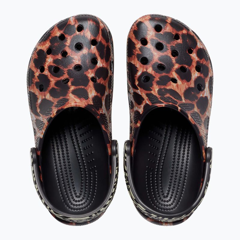Šlepetės Crocs Classic Animal Remix black/multi animal 12