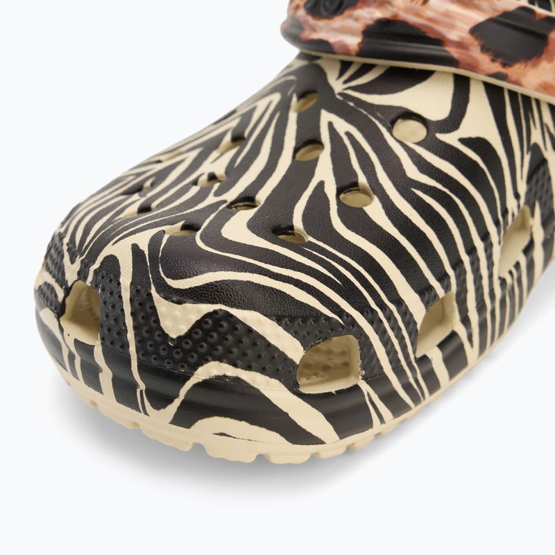 Šlepetės Crocs Classic Animal Remix bone/multi animal 8
