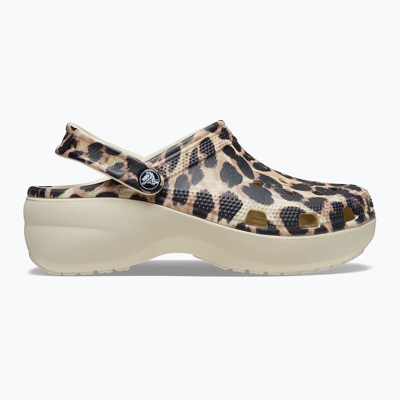 Moteriškos šlepetės Crocs Classic Platform Animal Remix bone/leopard 10