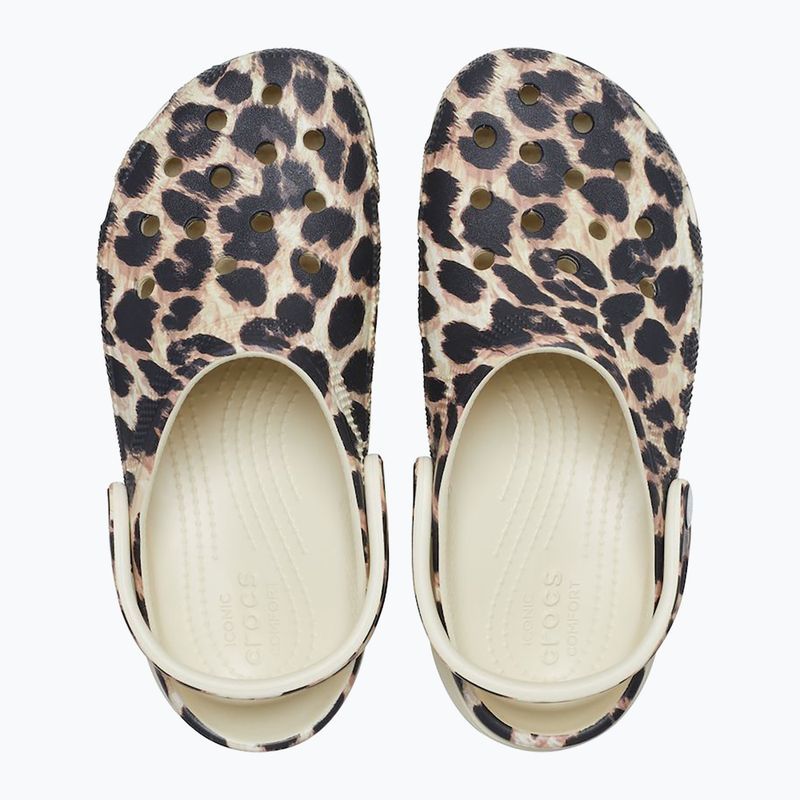 Moteriškos šlepetės Crocs Classic Platform Animal Remix bone/leopard 12