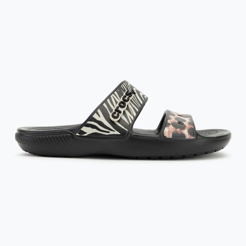 Šlepetės Crocs Classic Animal Remix Slide black/multi 2