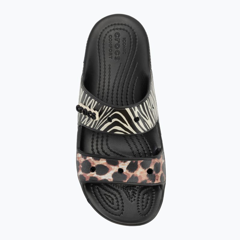 Šlepetės Crocs Classic Animal Remix Slide black/multi 5