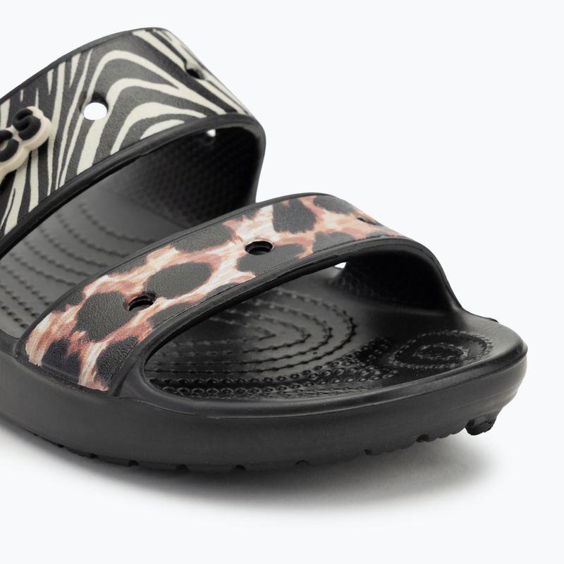 Šlepetės Crocs Classic Animal Remix Slide black/multi 7