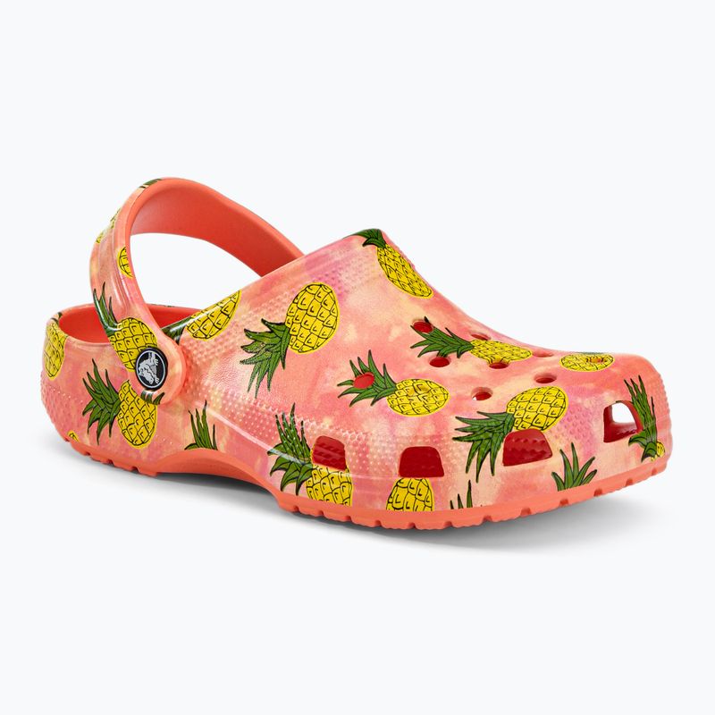Crocs Classic Retro Resort Clog orange 207849-83F šlepetės 2