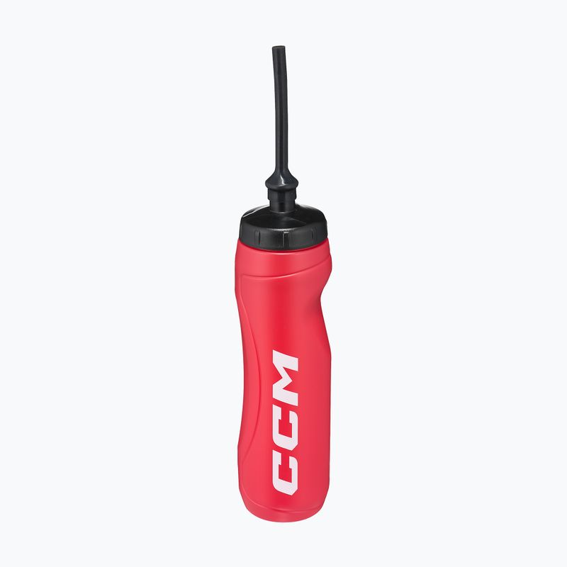 Gertuvė su šiaudeliu CCM 900 ml red 2