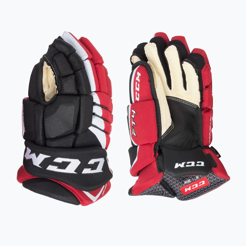 Ledo ritulio pirštinės CCM JetSpeed FT4 SR black/red/white