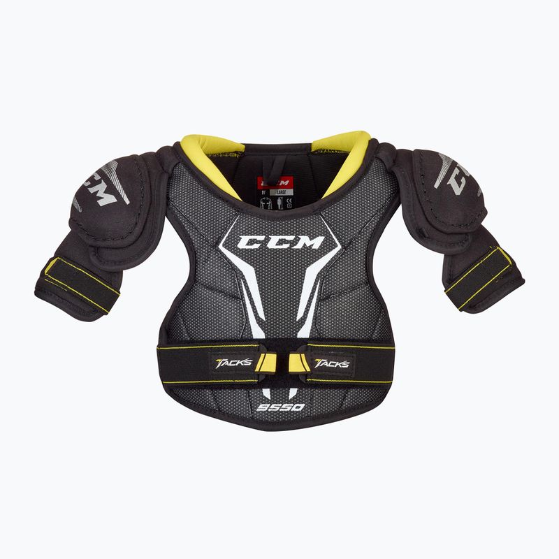 Vaikų ledo ritulio petnešos CCM Tacks 9550 YTH black/green