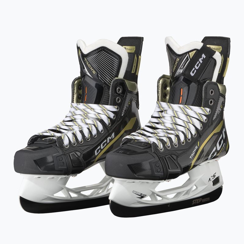 Vyriškos ledo ritulio pačiūžos CCM Tacks AS-V Pro SR Tapered black 4