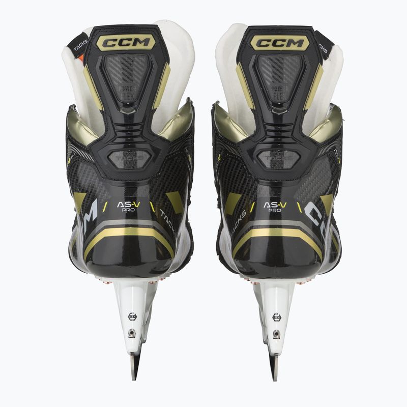 Vyriškos ledo ritulio pačiūžos CCM Tacks AS-V Pro SR Tapered black 6