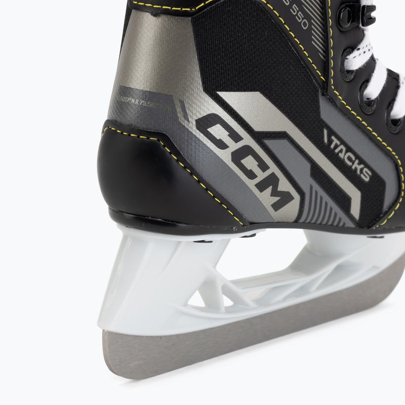 Vaikiškos ledo ritulio pačiūžos CCM Tacks AS-550 YTH black 8