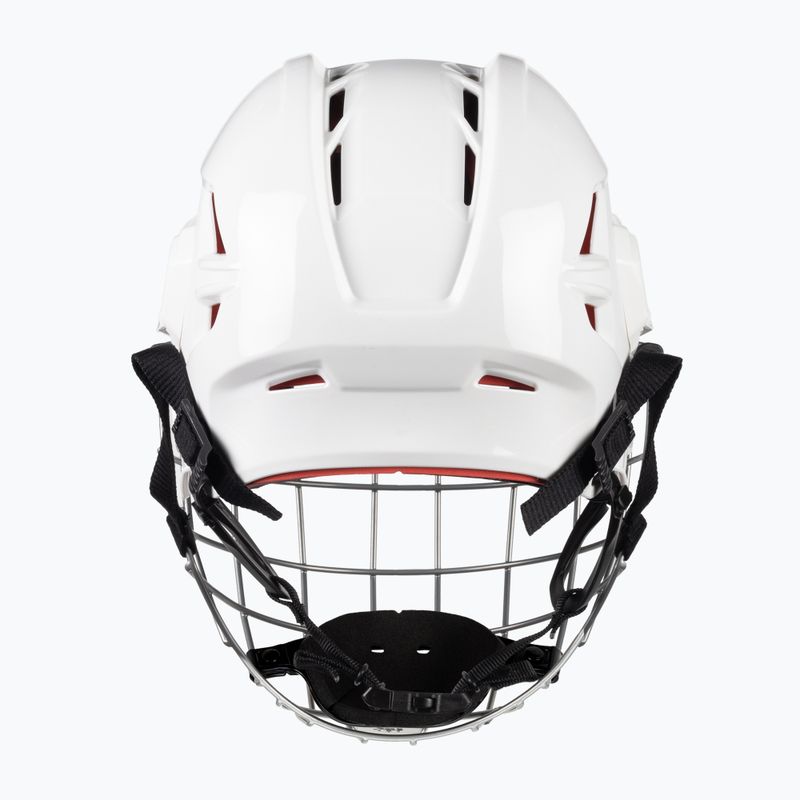 CCM Tacks 70 Combo jaunimo ledo ritulio šalmas baltas 4109872 3