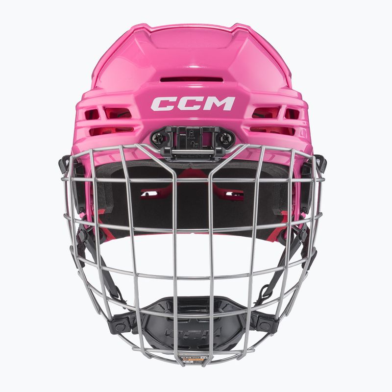 CCM Tacks 70 Combo rožinis vaikiškas ledo ritulio šalmas 2
