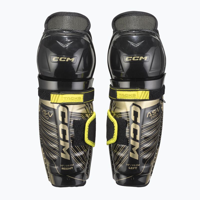 CCM Tacks AS-V Pro SR ledo ritulio blauzdų apsaugos