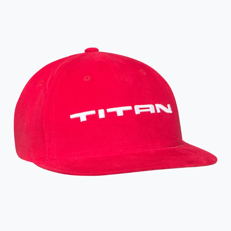 Kepuraitė su snapeliu CCM Titan Flatbrim Snapback SR red