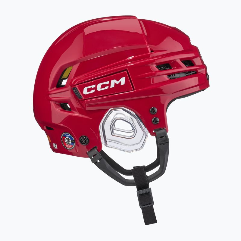 CCM Tacks 720 raudonas ledo ritulio šalmas 3