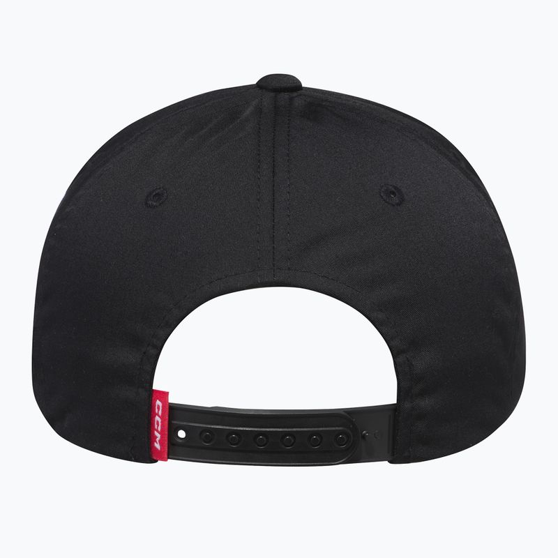 Kepuraitė su snapeliu CCM Team Flatbrim Snapback SR black 3