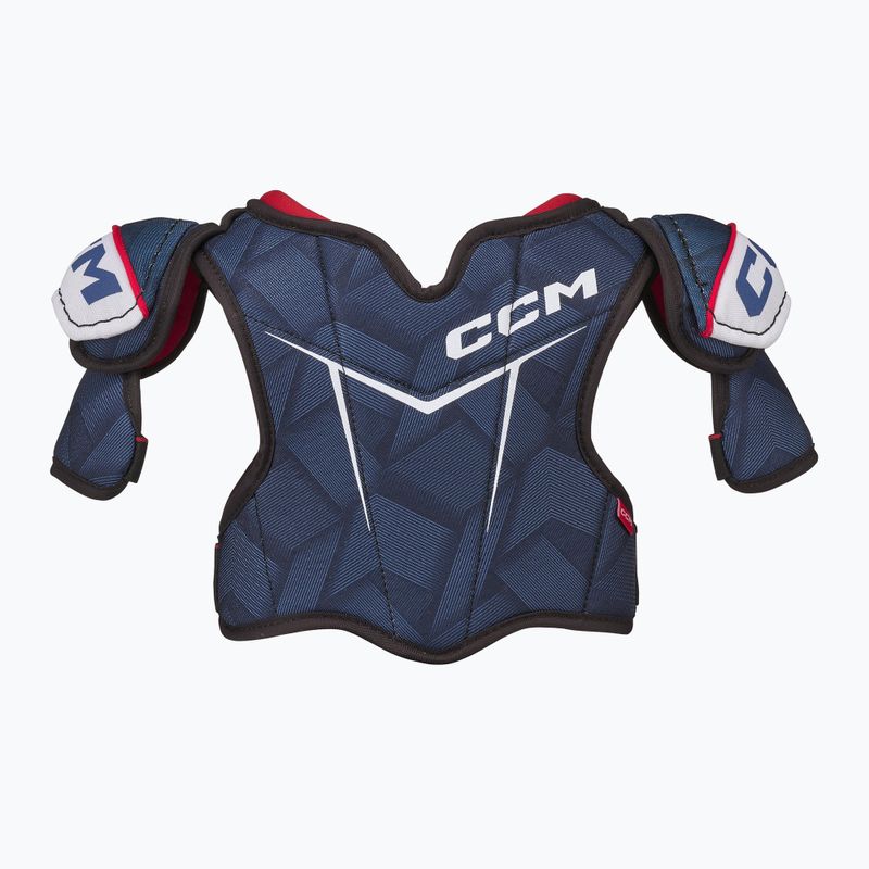 Vaikų ledo ritulio petnešos CCM Next YTH navy/white 2