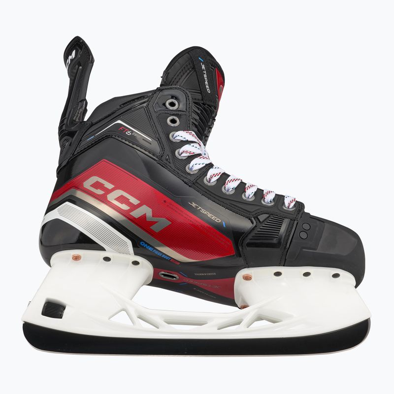 Vyriškos ledo ritulio pačiūžos CCM JetSpeed FT6 Pro SR black 3