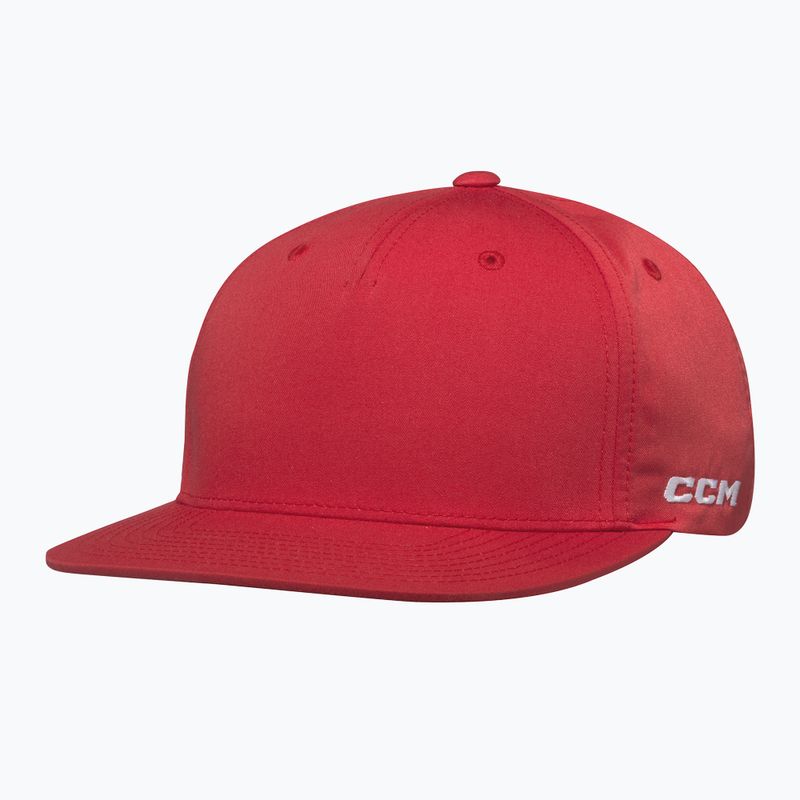 Kepuraitė su snapeliu CCM Team Flatbrim Snapback SR red 2