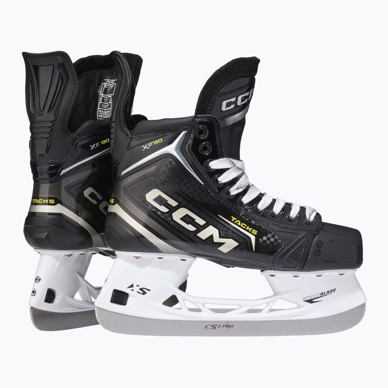 Vyriškos ledo ritulio pačiūžos CCM Tacks XF80 SR black