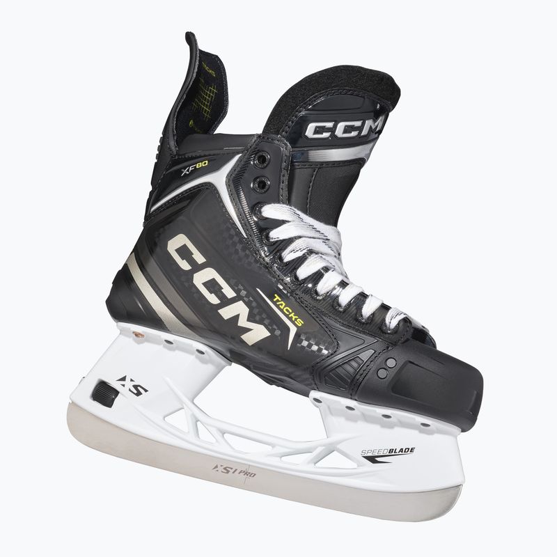 Vyriškos ledo ritulio pačiūžos CCM Tacks XF80 SR Wide black 6