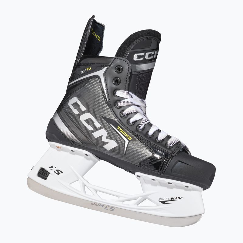 Vyriškos ledo ritulio pačiūžos CCM Tacks XF70 SR black 6