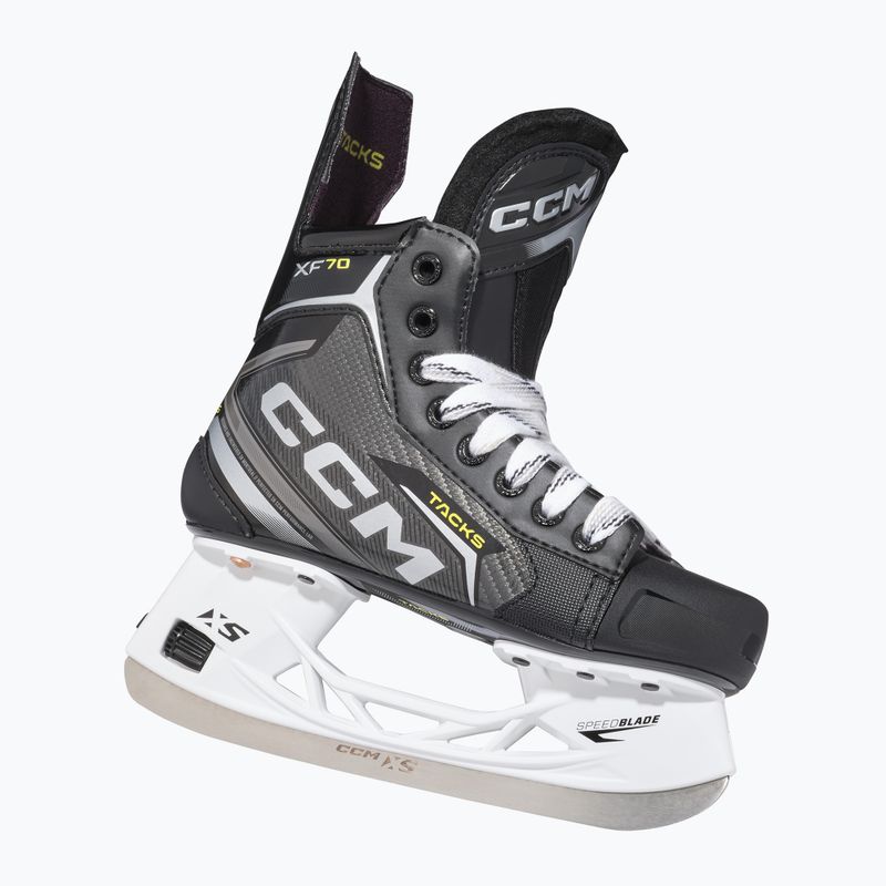 Vaikiškos ledo ritulio pačiūžos CCM Tacks XF70 JR black 6