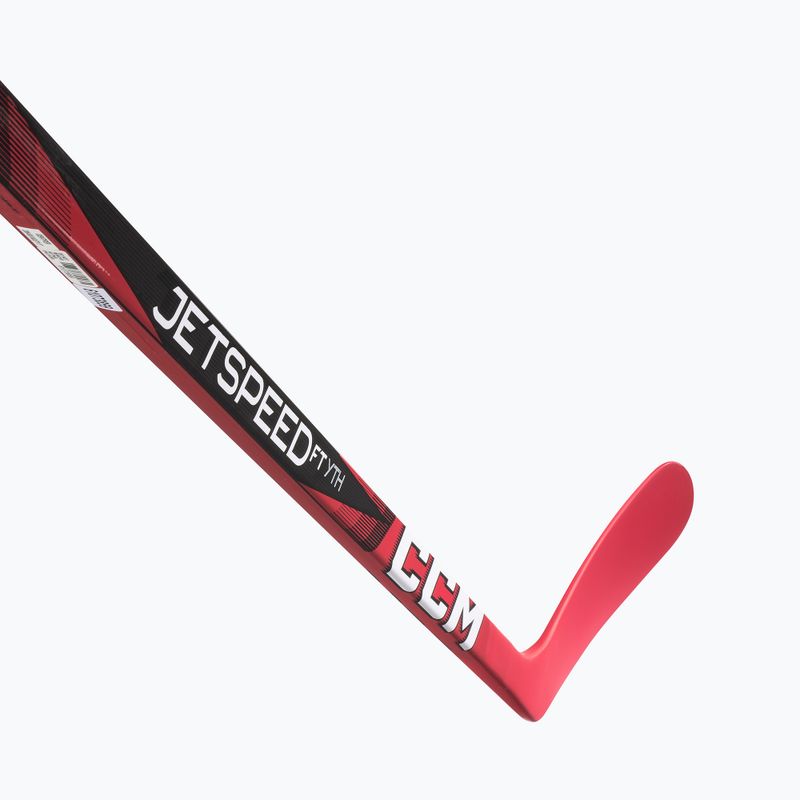 Vaikiška ledo ritulio lazda CCM JetSpeed FT Youth black/red 2