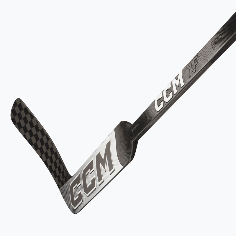 Vaikiška vartininko ledo ritulio lazda CCM XF INT white/grey 3