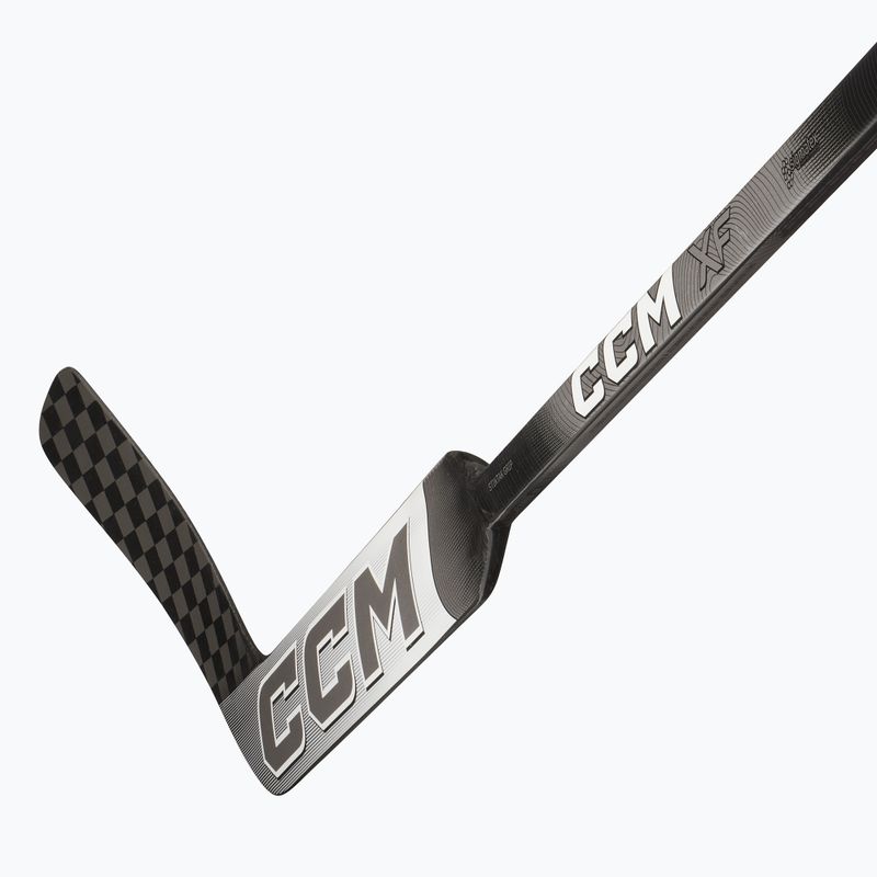 Vaikiška vartininko ledo ritulio lazda CCM XF JR white/grey 3