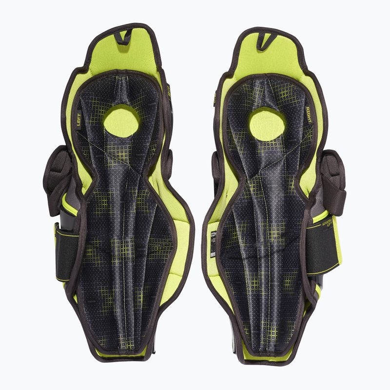 Vaikiškos ledo ritulio blauzdų apsaugos CCM Tacks XF80 JR black 2