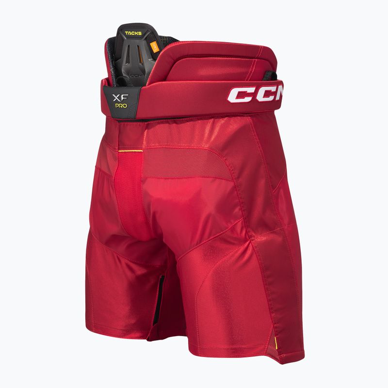 Vyriškos ledo ritulio kelnės CCM Tacks XF Pro SR red 2