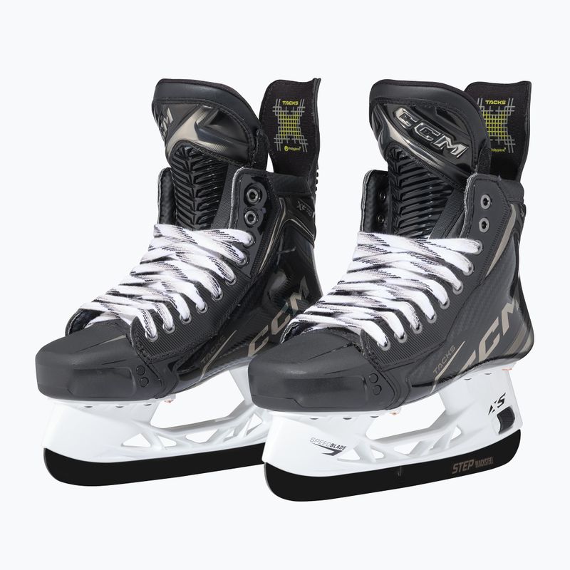 Vyriškos ledo ritulio pačiūžos CCM Tacks XF Pro SR REGULAR black 2