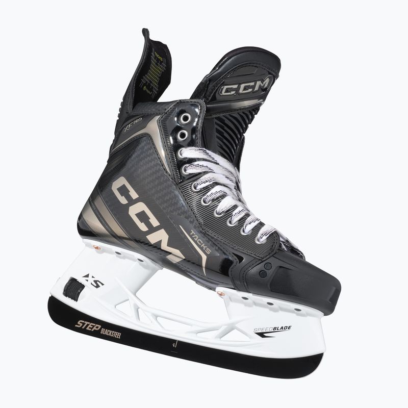 Vyriškos ledo ritulio pačiūžos CCM Tacks XF Pro SR REGULAR black 6