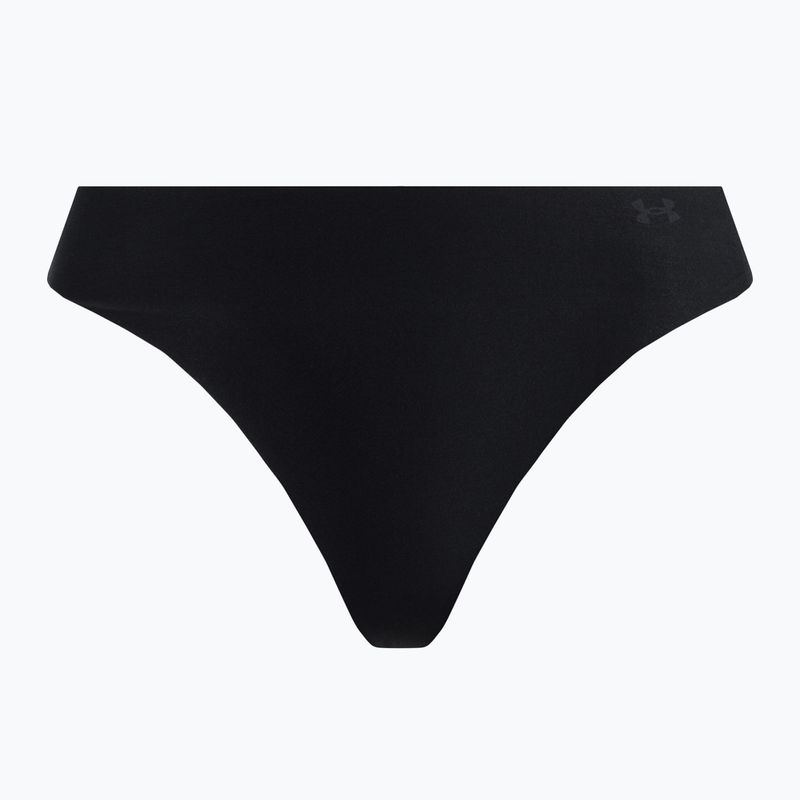 Under Armour moteriškos besiūlės kelnaitės Ps Thong 3-Pack black 1325615-001 2