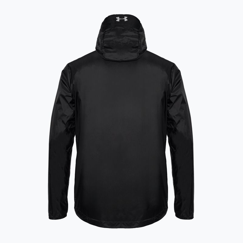 Under Armour Forefront Rain 001 vyriška treniruočių striukė juoda 1321439 5