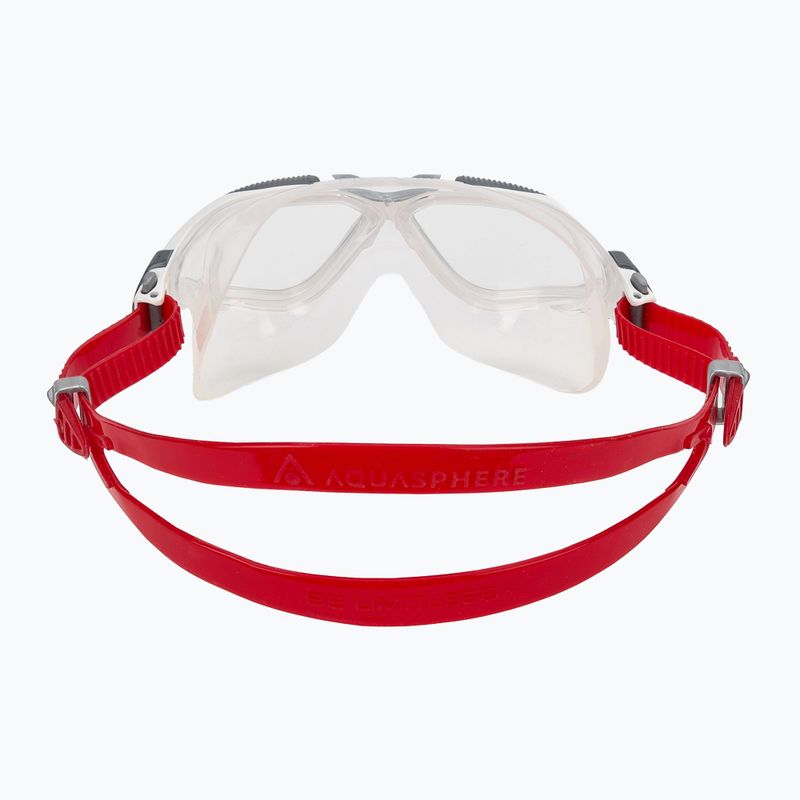 Plaukimo kaukė Aquasphere Vista white/red/clear 4