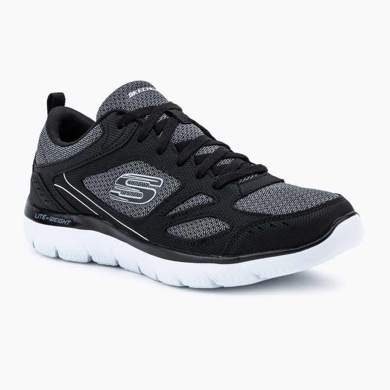 SKECHERS Summits South Rim juoda/balta vyriški treniruočių bateliai