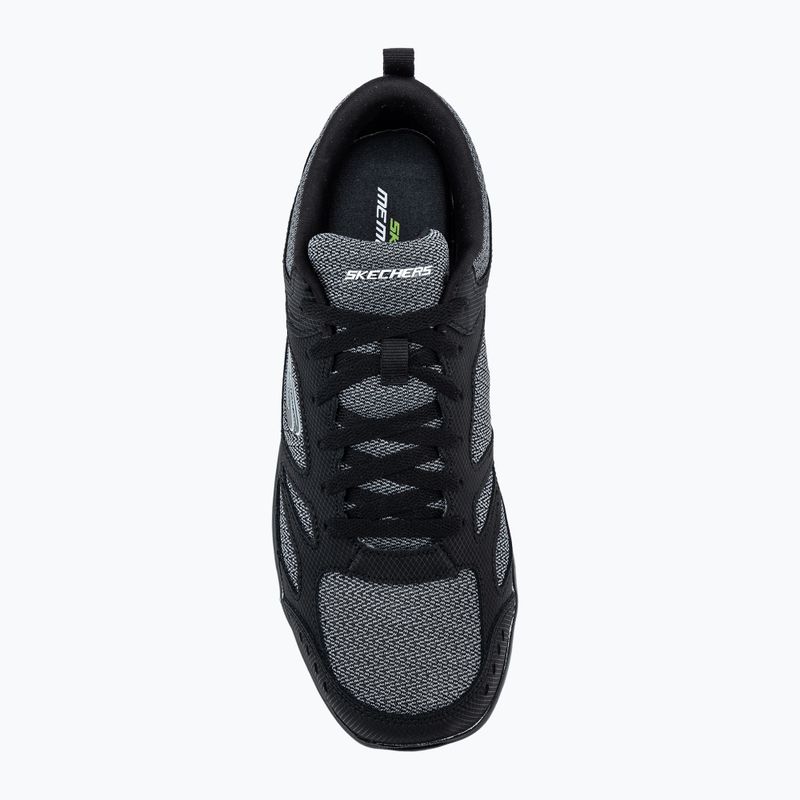 SKECHERS Summits South Rim juoda/balta vyriški treniruočių bateliai 5
