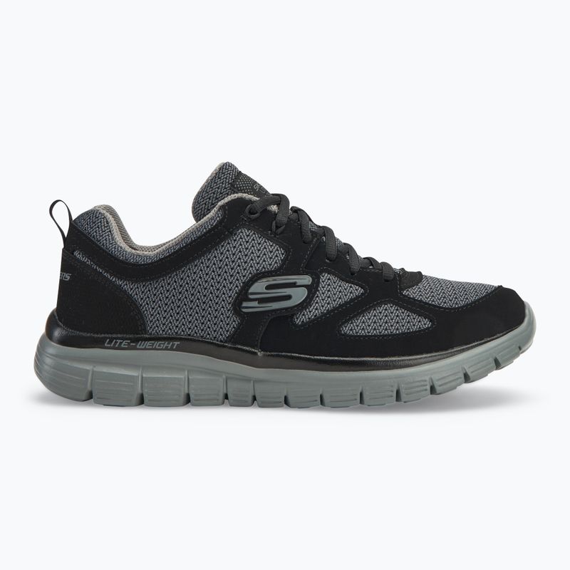 Vyriški batai SKECHERS Burns Agoura black/gray 2