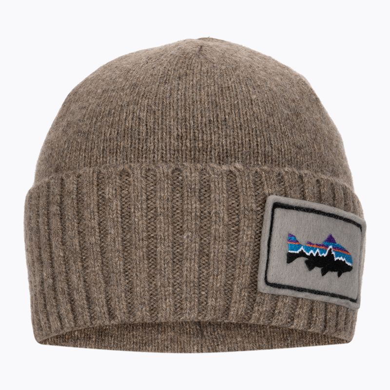 Patagonia Brodeo Beanie kepurė fitz roy trout patch/ash tan trekking cap 2