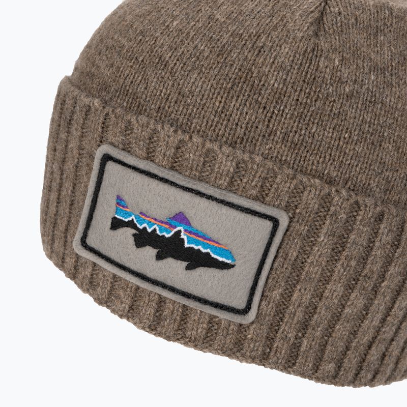 Patagonia Brodeo Beanie kepurė fitz roy trout patch/ash tan trekking cap 4