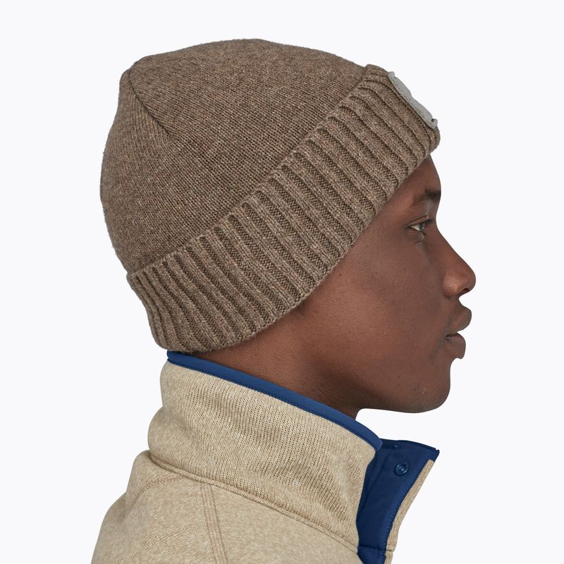 Patagonia Brodeo Beanie kepurė fitz roy trout patch/ash tan trekking cap 8
