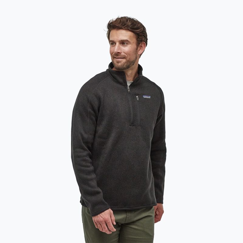 Vyriškas fliso džemperis Patagonia Better Sweater 1/4 Zip black