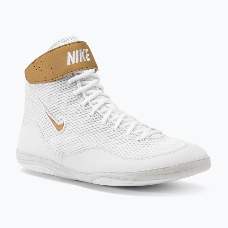 Vyriški imtynių batai Nike Inflict 3 white/metallic gold